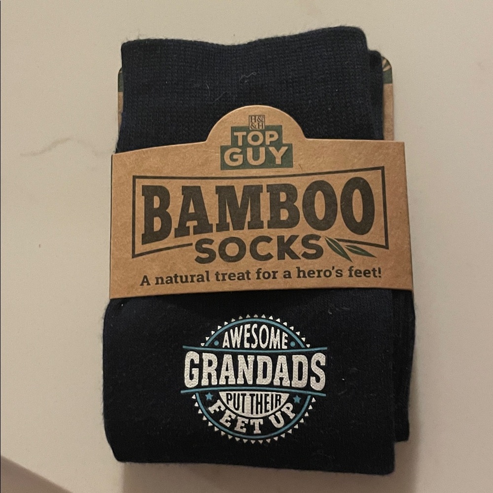SOLD - Black Bamboo Socks